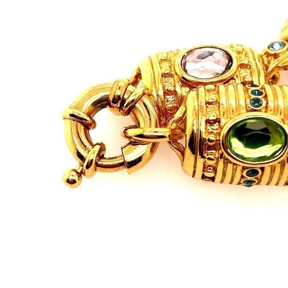 Gold Colored Stone Bracelet  - Picture 7 of 8